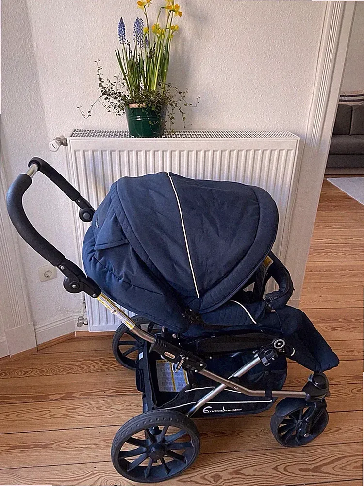 Emmaljunga Mondial Duo Combi, navy, sehr guter Zustand, Kinderwagen