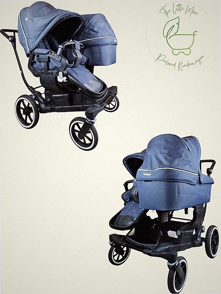 Emmaljunga - NXT 90 Geschwisterwagen Kinderwagen - 1 Jahr Garantie & 30 Tage Rü
