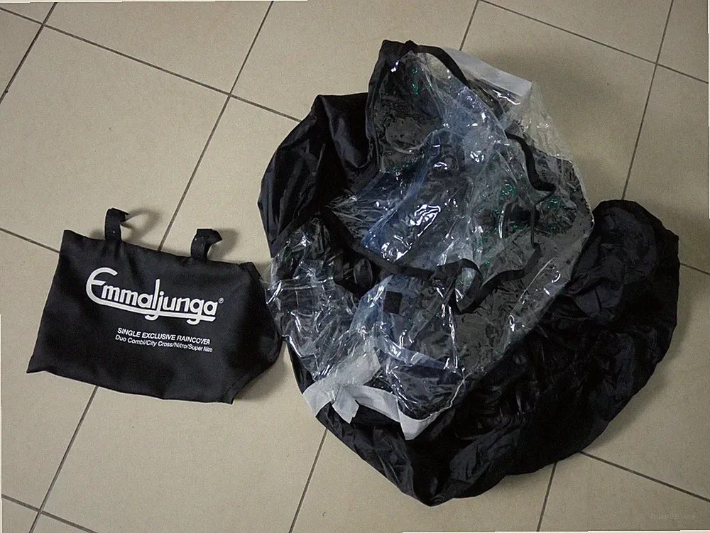 Emmaljunga Regenschutz NXT 90/60, Nylon, neues Modell mit Klarsichtbereich
