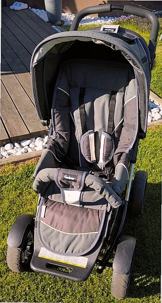 Emmaljunga Scooter 2.0 Kinderwagen Kinderbuggy Buggy grau schwarz - top Zustand