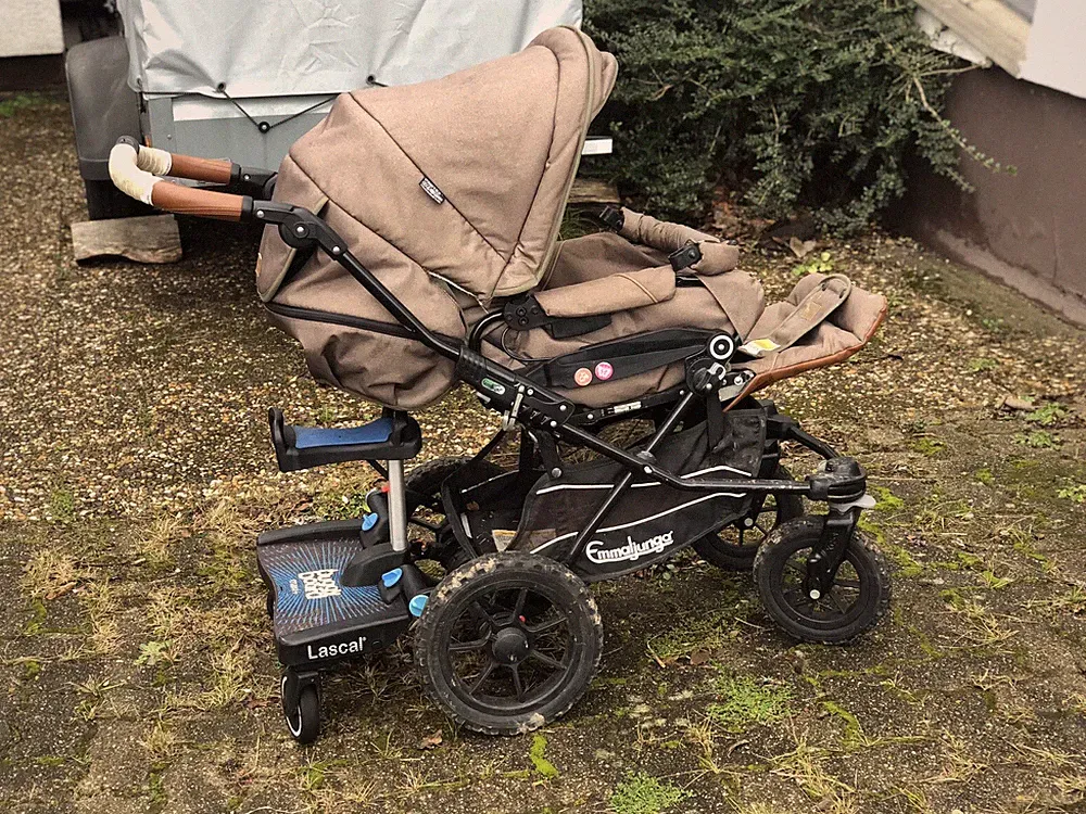 Emmaljunga Super Nitro Outdoor Kinderwagen | Adapter | Buggy Board Maxi+