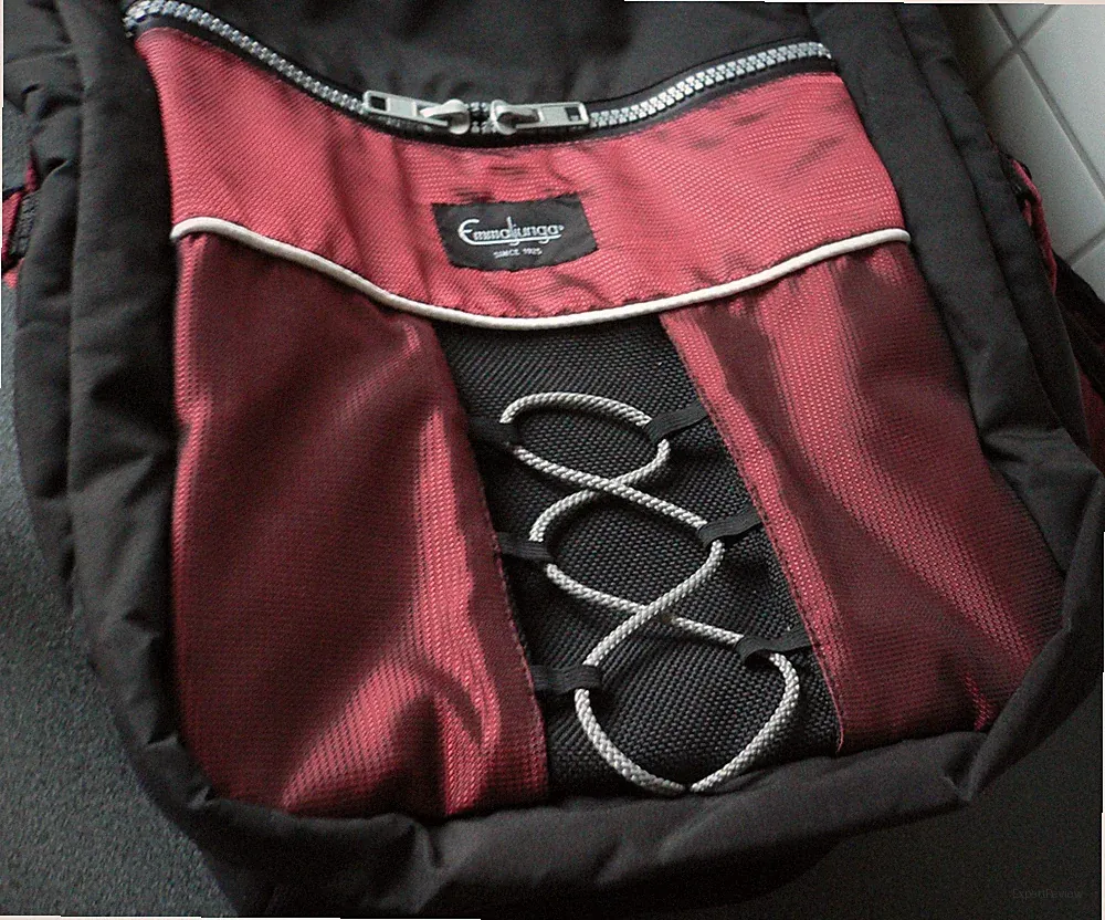 EMMALJUNGA Tragetasche für Kombi-Kinderwagen zugleich auch Fußsack SCHWARZ / ROT