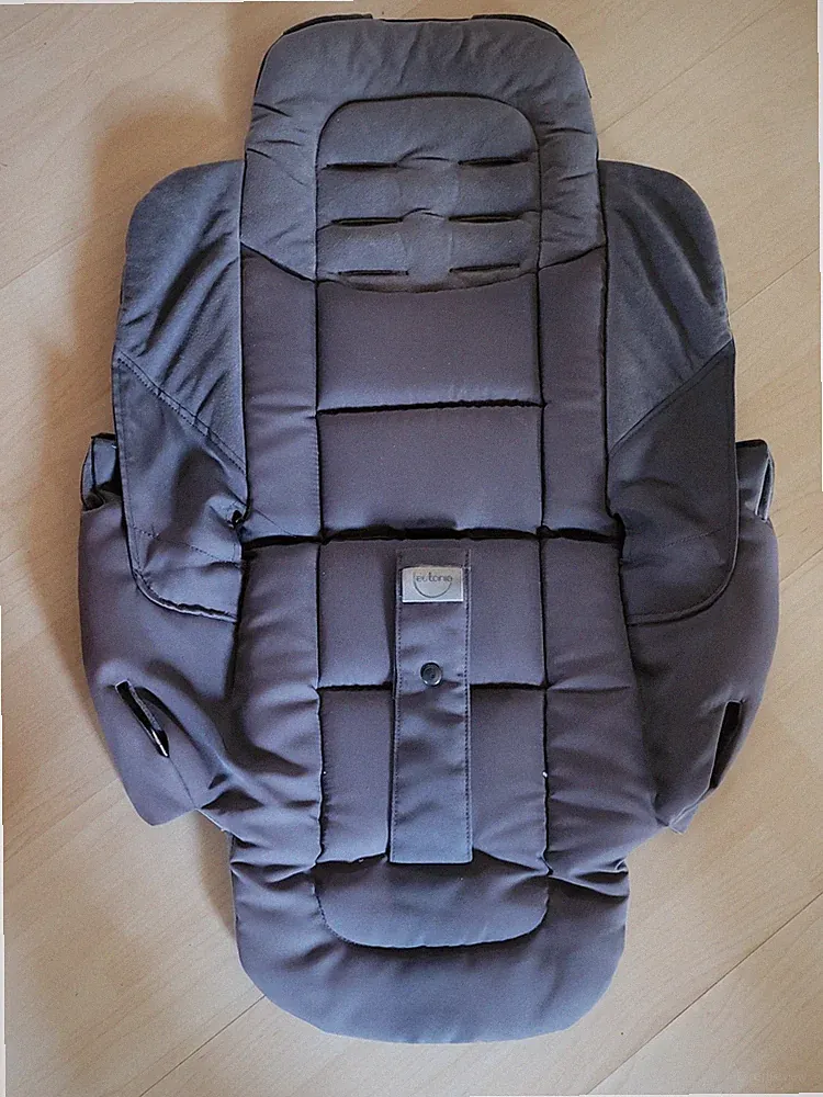 Ersatzbezug für Teutonia Be You Kinderwagen, BEZUG, grau