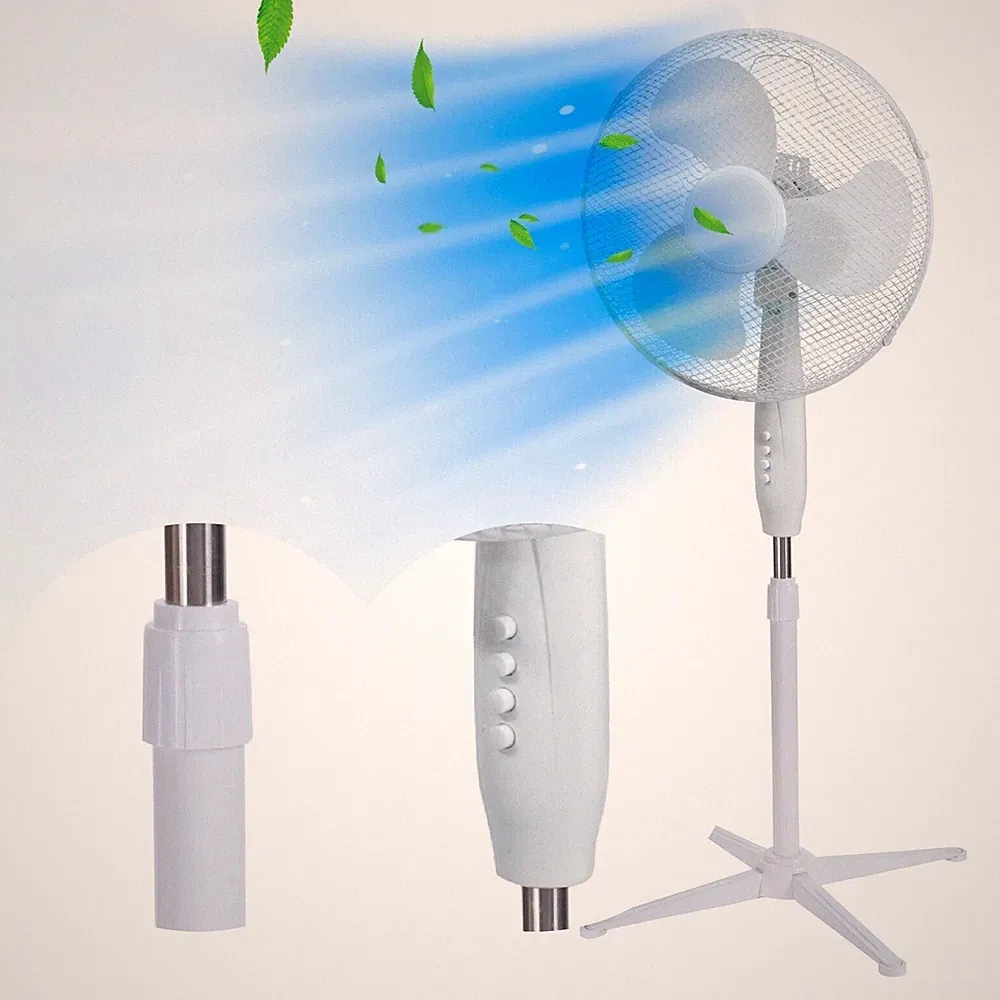 EXTRALINK Standventilator Ventilator Windmaschine Luftkühler 45W Weiß Lüfter