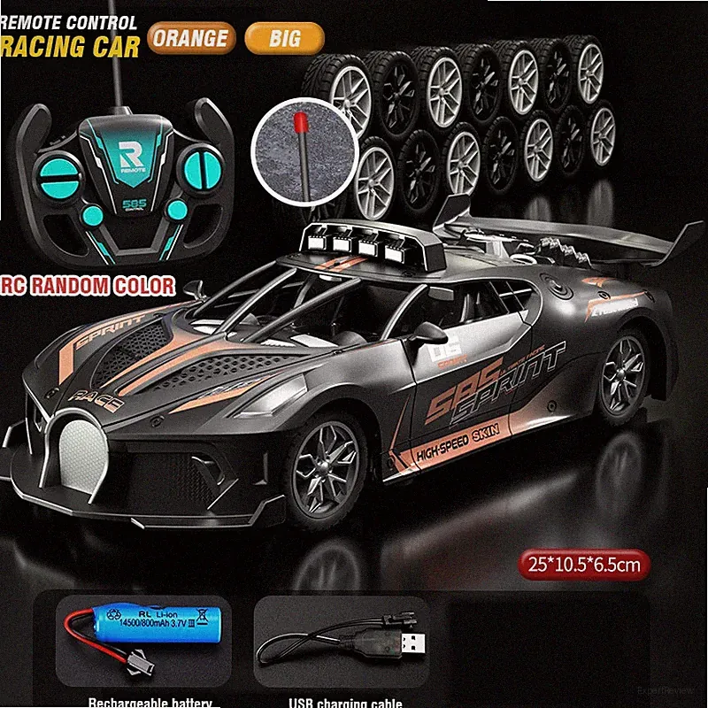 Fernbedienbares RC Auto Sportwagen Drift High-Speed 4CH Spielzeug für Kinder