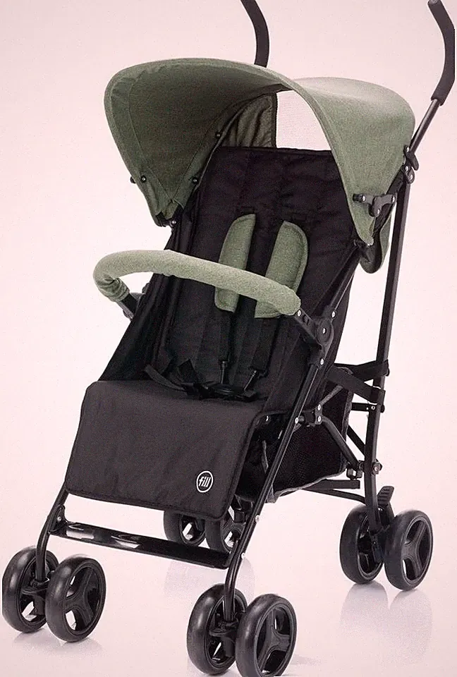 fill Buggy Sprinter Kinderwagen Faltbar Leicht Schwarz Grün - Gut