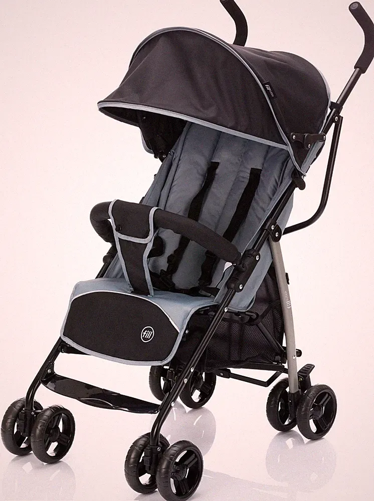 Fillikid Sport Kinder Buggy Wagen FILL GLIDER Stahl grau ab 6 Monaten B Ware