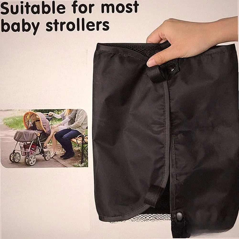 Für Kinderwagen Untersitz Aufbewahrung Netz Korb Organizer Tasche 30L x 25,5B x