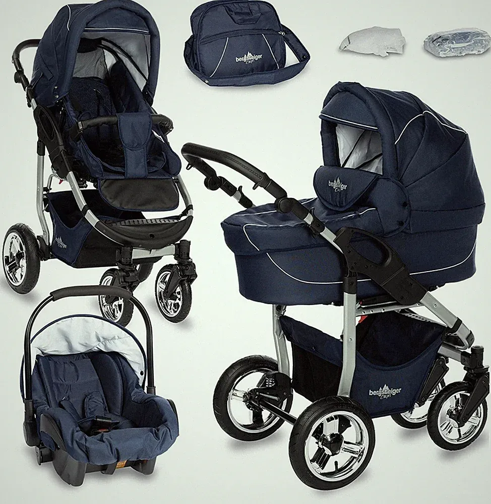 GEBRAUCHT - Bergsteiger Capri Komplett-Set + Winterfussack + Organiser in Marine