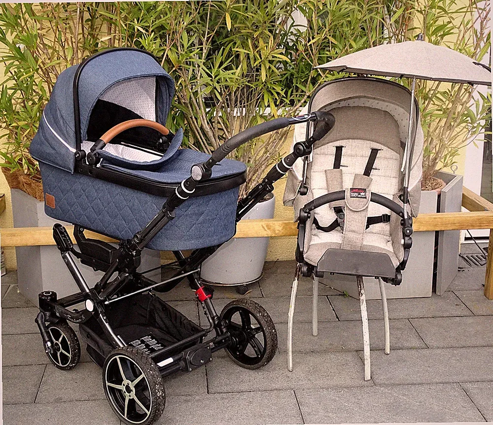 ❤️Gerein/Gepr Kinderwagen Hartan ToplineS ❤️ NEUE Faltwanne ❤️ Schirm ❤️