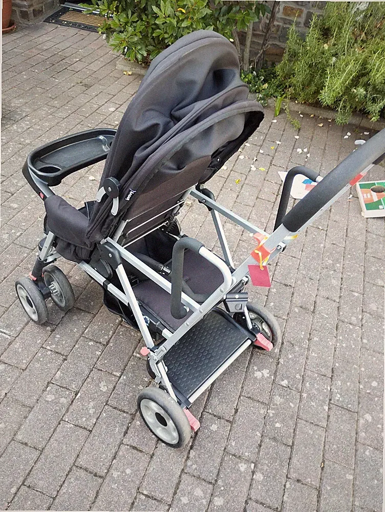 Geschwisterwagen, Faltbar, gebraucht