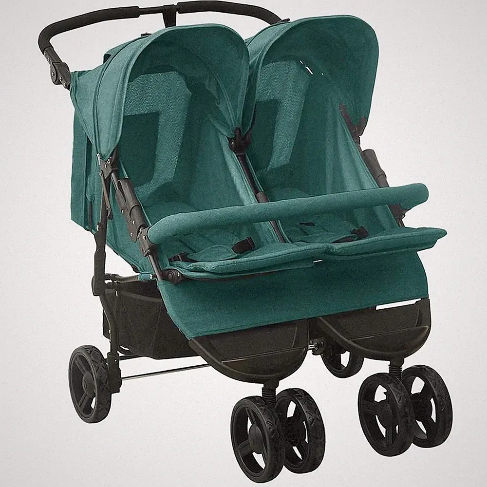 Geschwisterwagen Klappbar Zwillingswagen Kinderwagen mehrere Auswahl vidaXL