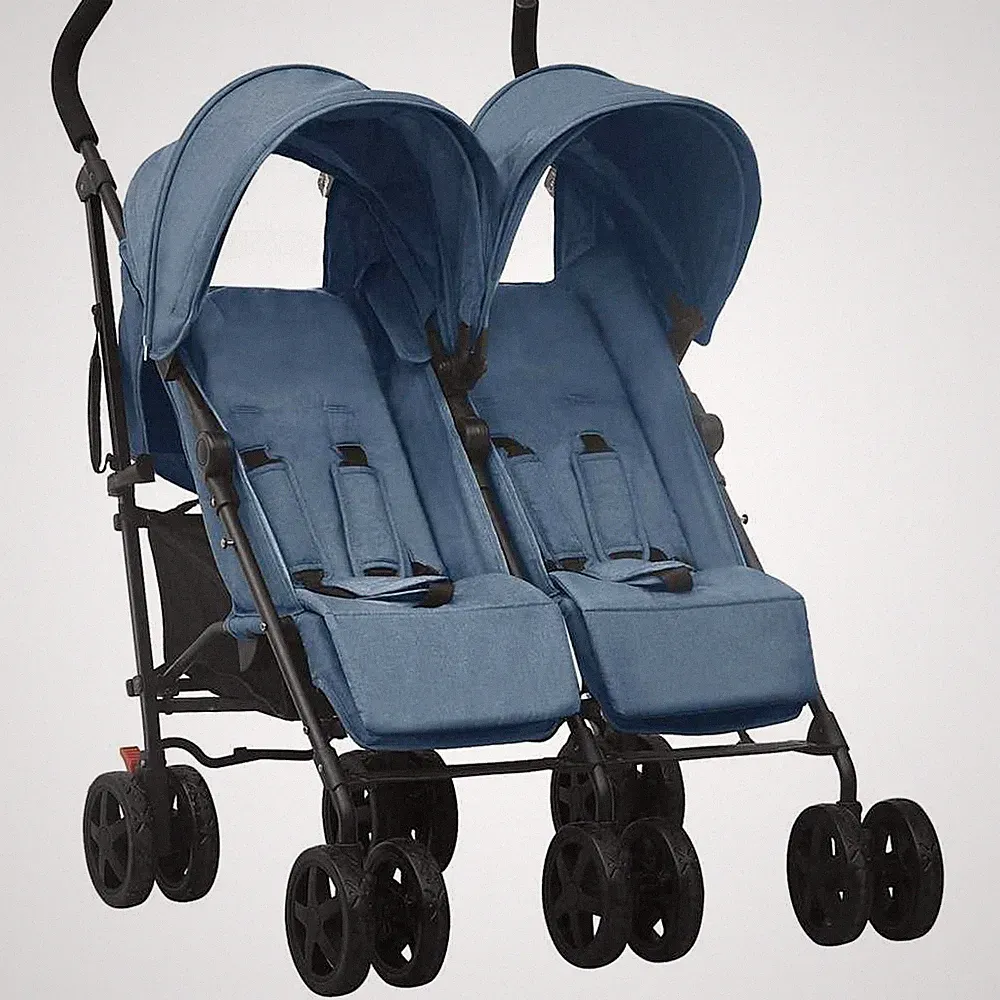 Geschwisterwagen Stahl Kinderwagen Zwillingswagen Buggy mehrere Auswahl