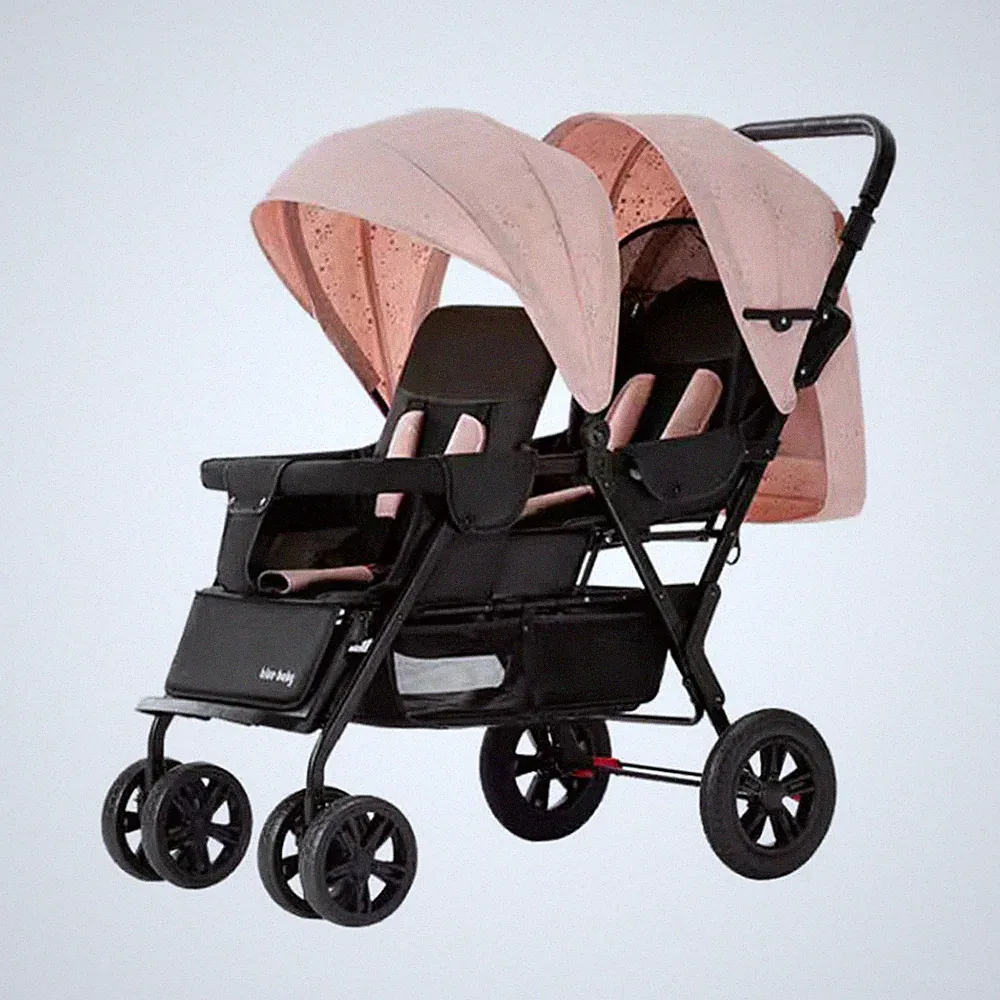 Geschwisterwagen Zwillingswagen Babywagen Kinderwagen Baby Kinderbuggy Für 0-36M