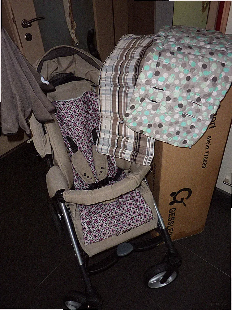 Gesslein Buggy S2 Sport Kinderwagen inkl. Sonnenschirm und 3 Loops beige Top!!!