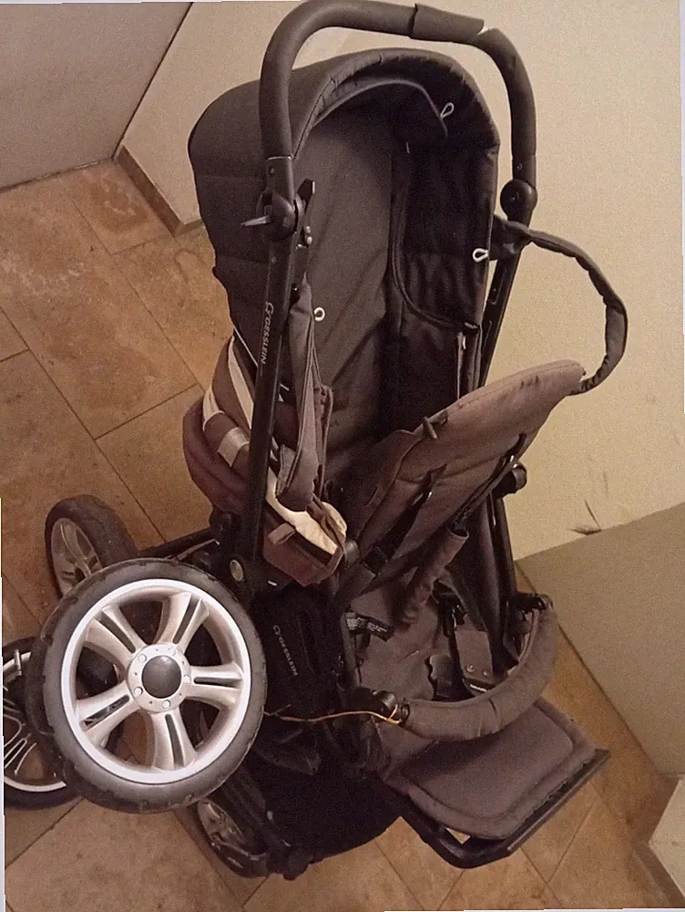 Gesslein F6 Air+ Dunkelbraun Kinderwagen Einsitzer Seat Kinderwagen