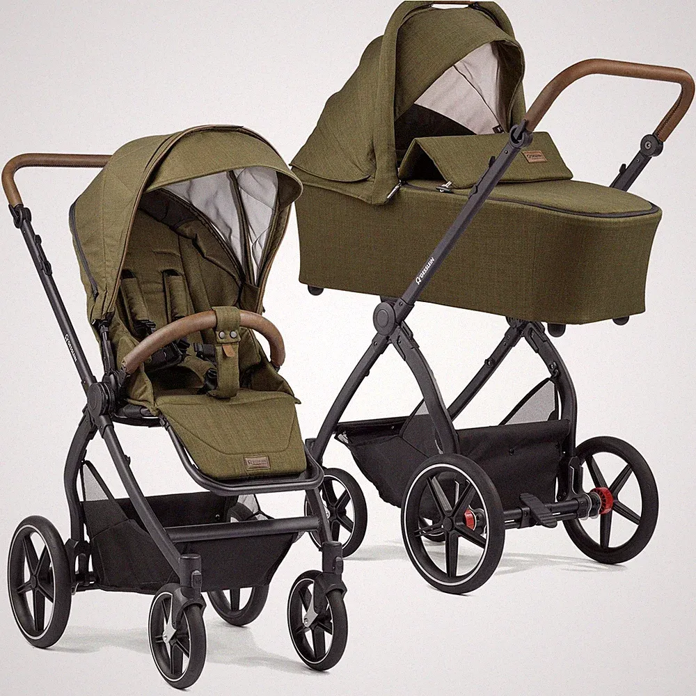 Gesslein FX4 Style Kinderwagen Set mit Babywanne moos 389389 TOP