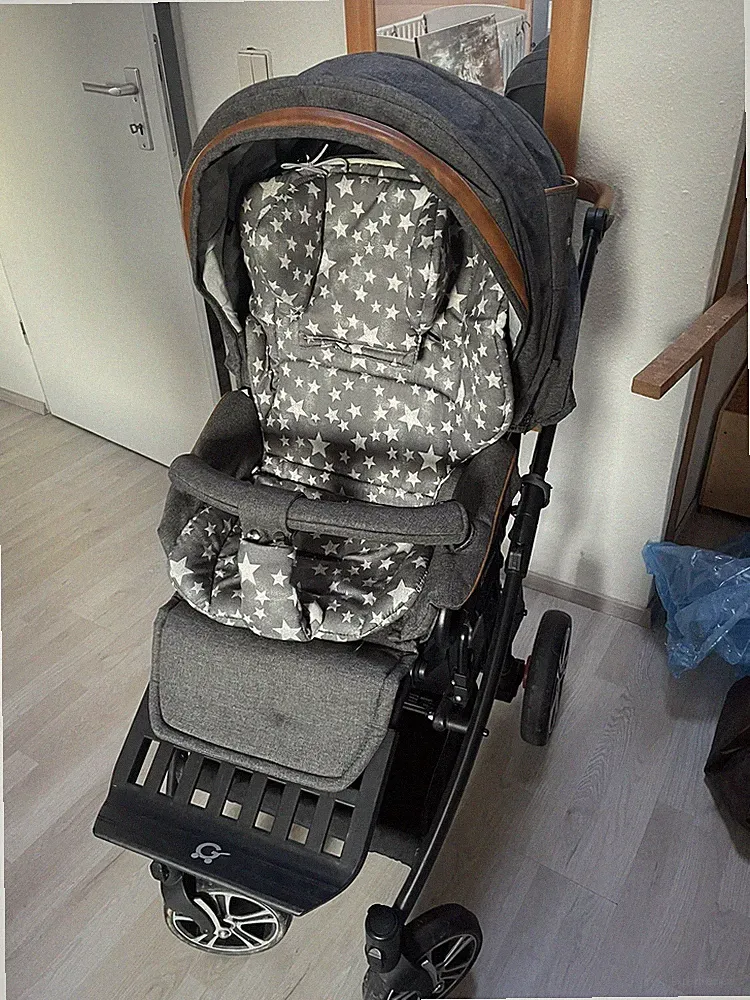 wickeltasche kinderwagen leder