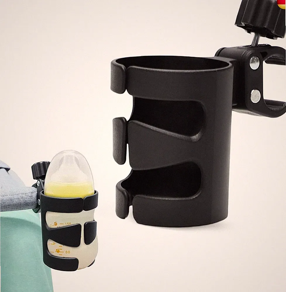 Getränkehalter Kinderwagen, Becherhalter Bollerwagen 360 Grad Drehung
