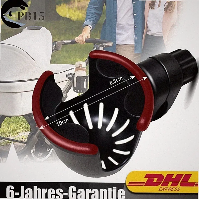 Getränkehalter Kinderwagen Zubehör Becherhalter Kaffeehalter für Buggy Rollstuhl