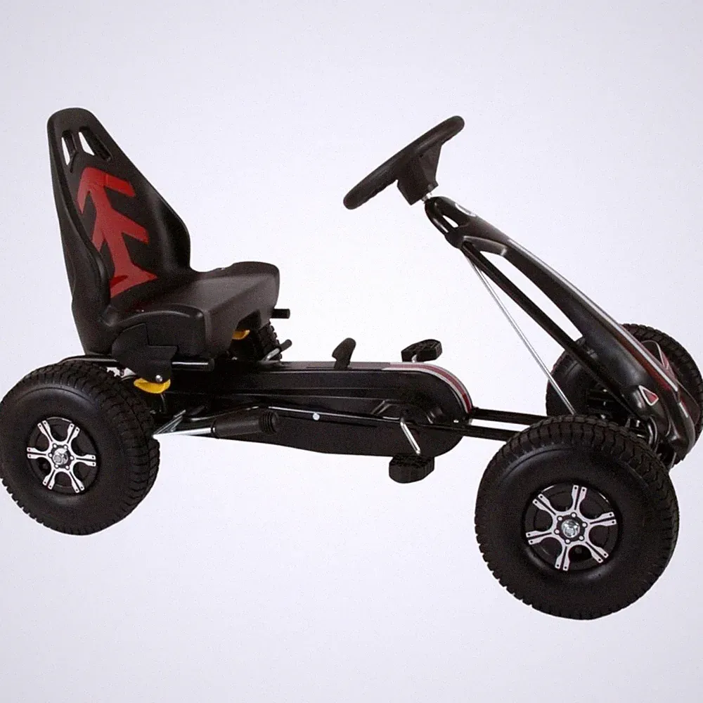 Go Kart Rennwagen für Jungen, groß mit Luftreifen