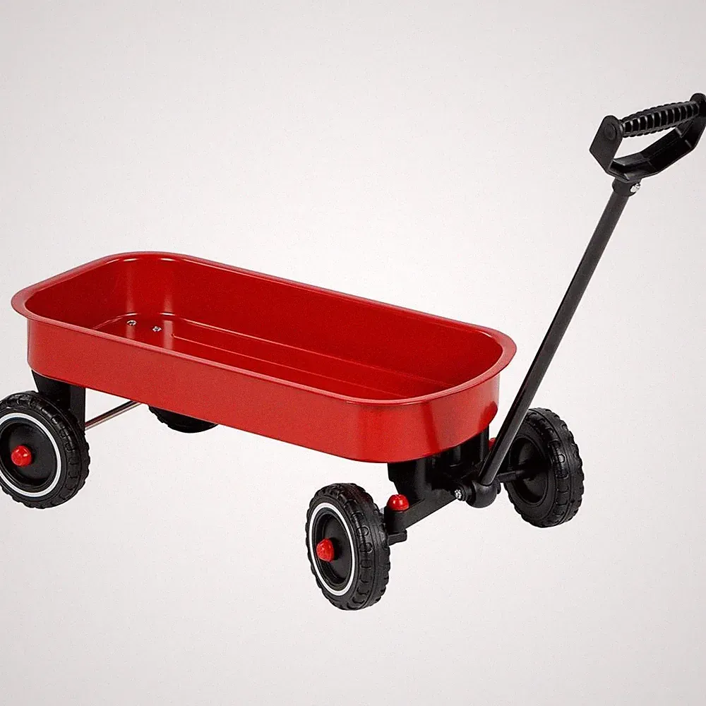 Goki Bollerwagen Kinderwagen Handwagen Metall Transportkarre Strandwagen Kinder