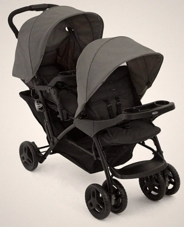 Graco Stadium Duo Geschwisterwagen - Titanium