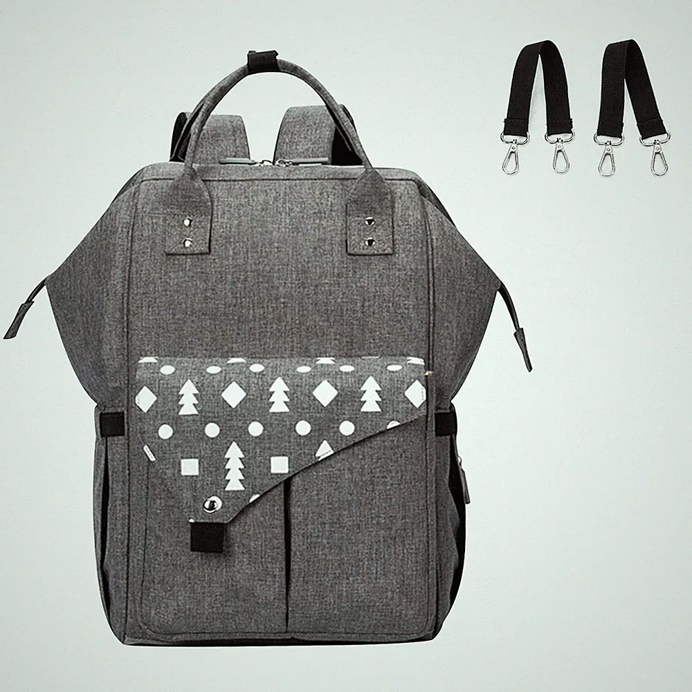 Große Wickeltasche Wickelrucksack Kinderwagentasche Baby Windel Rucksack Tasche