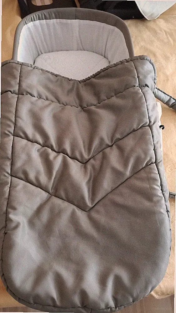 Hartan Babywanne mit Matratze und Auflage, Dachverdeck in beige.Gebraucht.