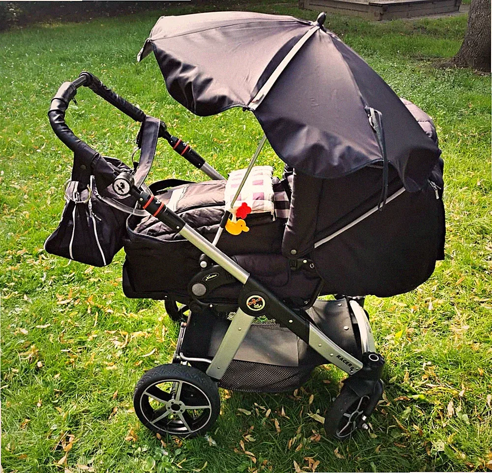 Hartan Racer GTKombikinderwagen Sportwagen mit Wanne Fußsack Tasche Sonnenschirm