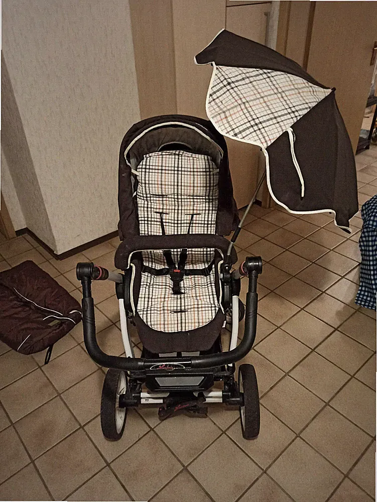 Hartan Racer S Braun/Grün Kinderwagen Einsitzer Seat Kinderwagen
