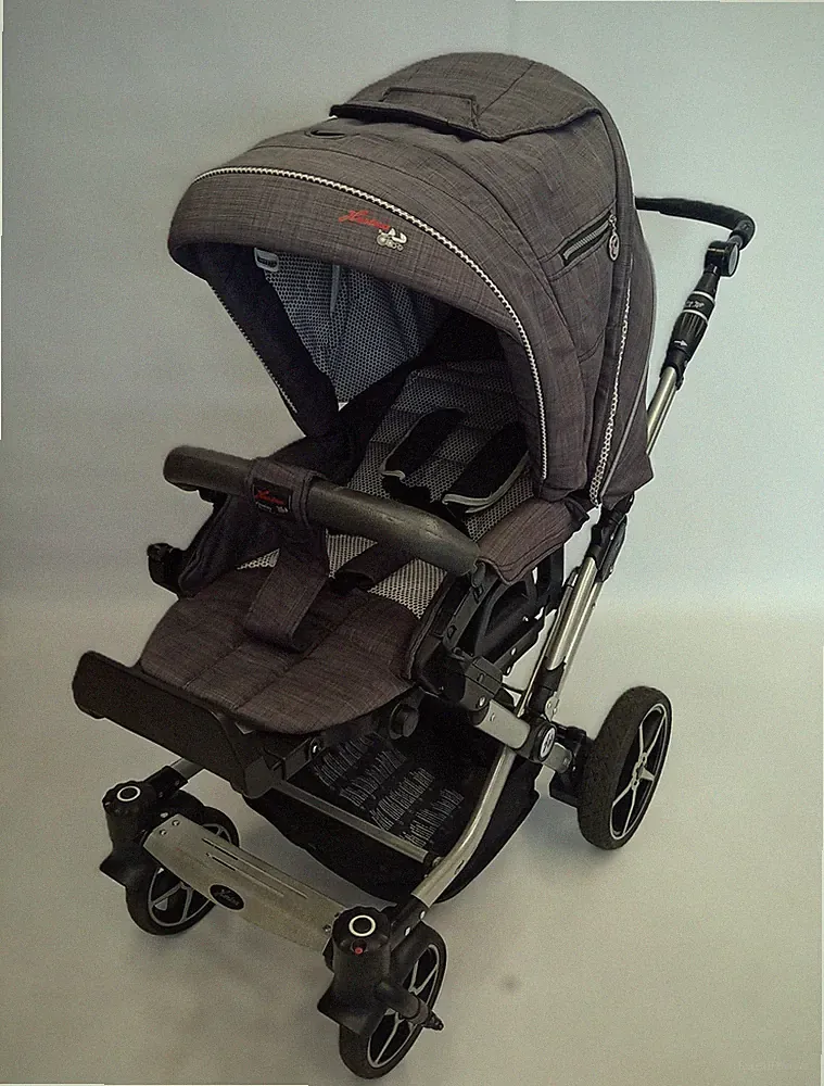 Hartan Topline S Kinderwagen - Einsitzer 2 in 1 Set - Grau