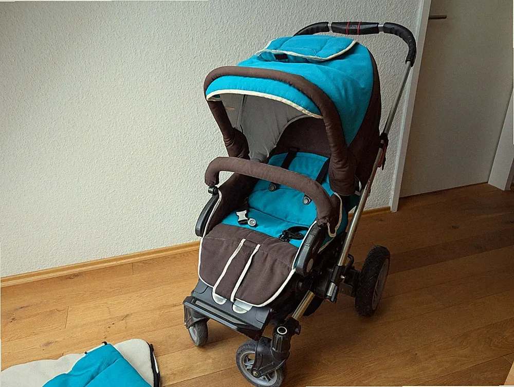 Hartan VIP Kinderwagen Combo Babyschale / Buggy, Modular, Mit diversem Zubehör