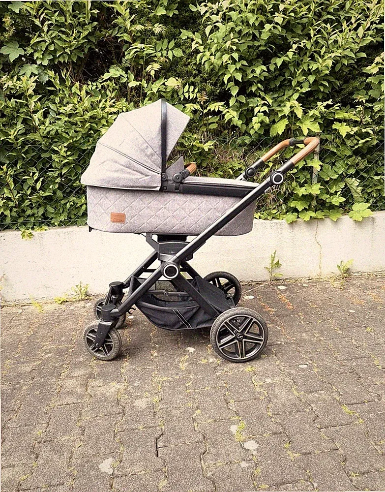 Hartan Viva GTR Selection 454 anthrazit Kinderwagen schwarz/grau