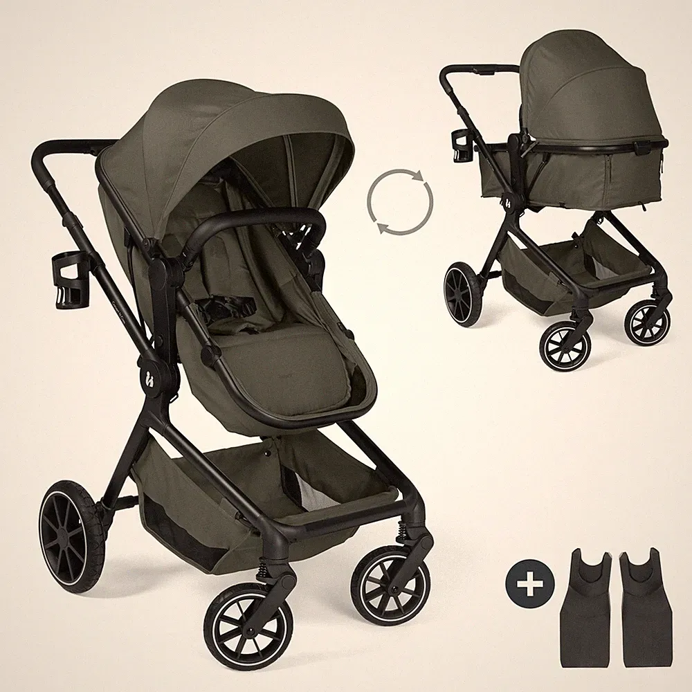 Hauck 2in1 Kombikinderwagen Convert N Care Olive