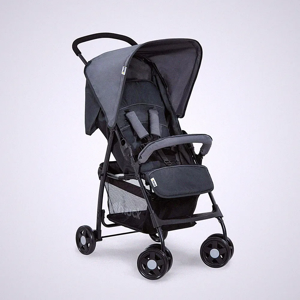 Hauck Buggy Sport, Charcoal Stone - Federleichter Reisebuggy 5,9 Kg - Mit Liegef