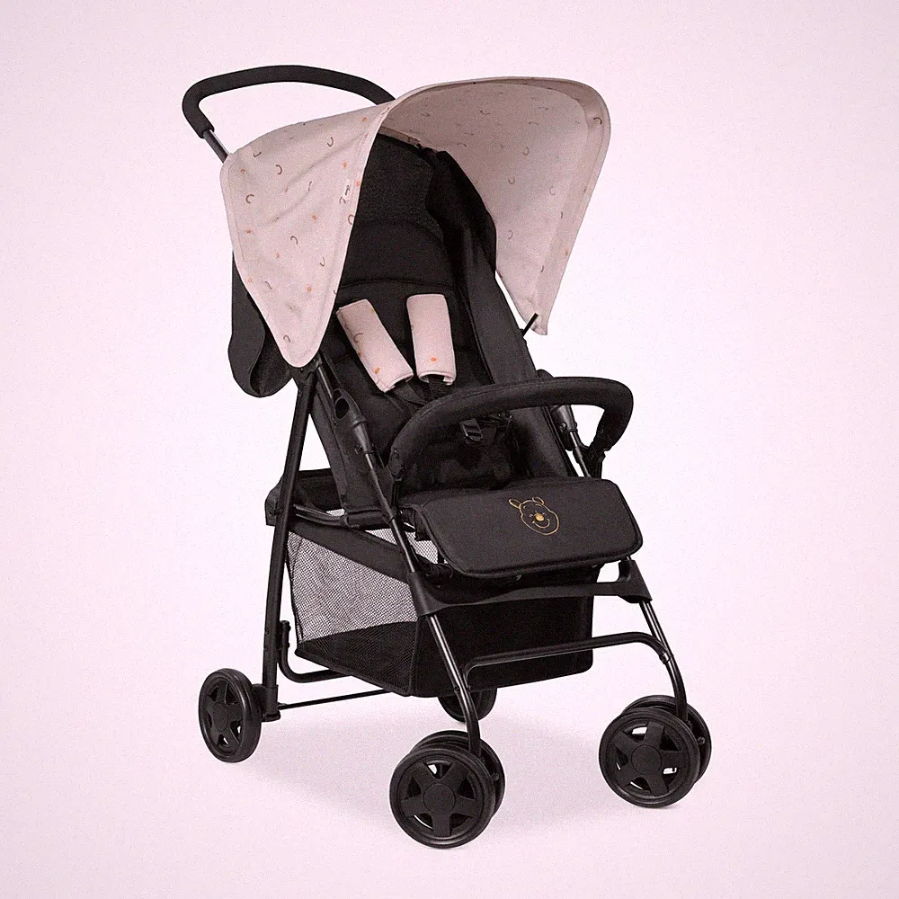 hauck Buggy Sport, Disney Pooh Rainbow Beige - Federleichter Reisebuggy 5,9 kg