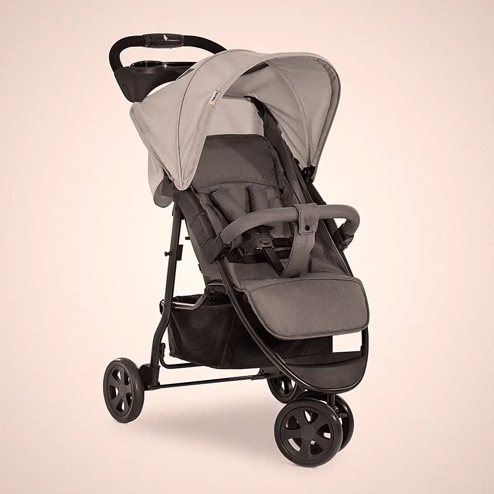 Hauck Citi Neo 3, Grau - Dreirad Kinderbuggy Ab Geburt Bis 22 Kg Mit Liegefunkti
