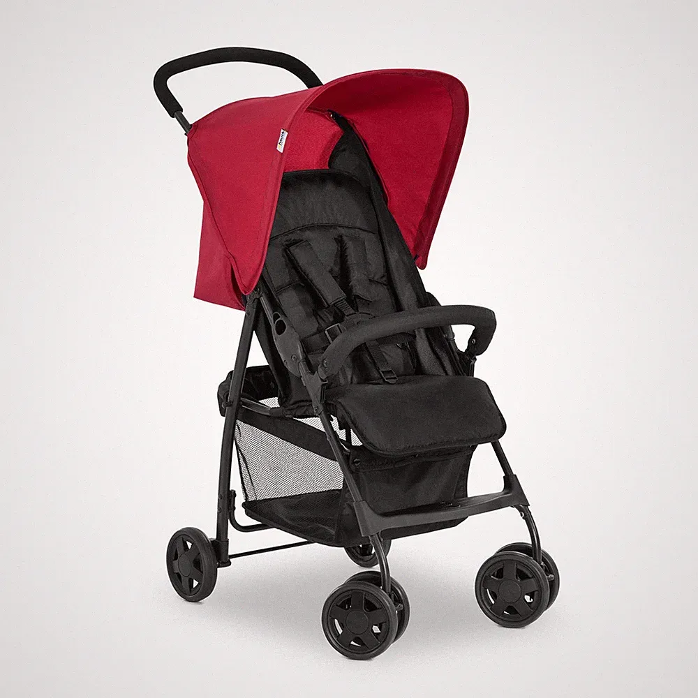 Hauck Federleichter Reisebuggy 5,9 Kg Schnell Klappbar, Sport Red | Klein Zusamm