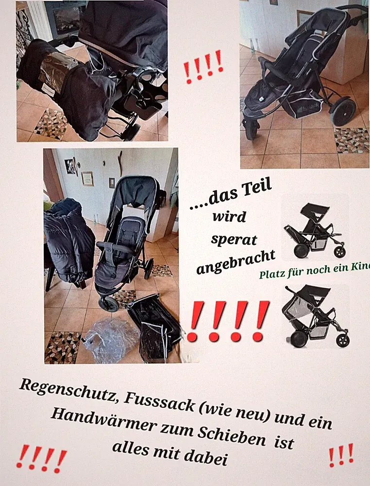 Fürs Gelände Geschwisterwagen