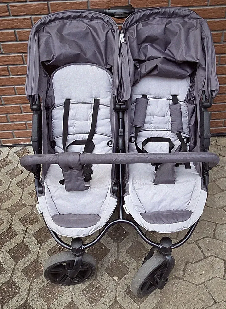 Hauck Geschwisterwagen mit viel Zubehör