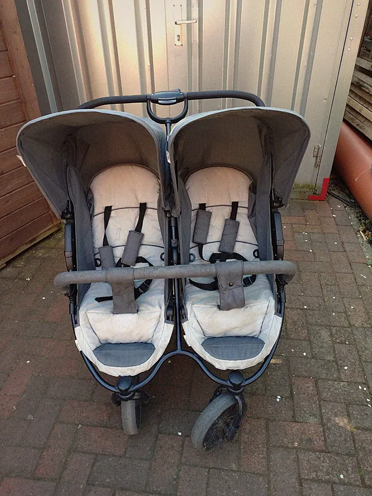 hauck Geschwisterwagen Roadster Duo SLX, Zwillingsbuggy ab Geburt bis 15 kg