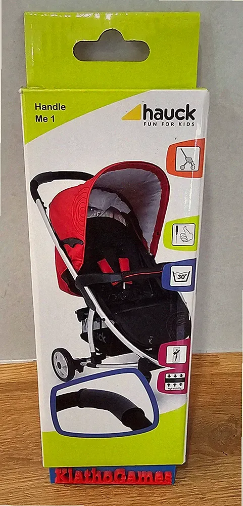 hauck Handle Me 1, Grau - 2er Set Neopren Griffbezug für Kinderwagen & Buggys