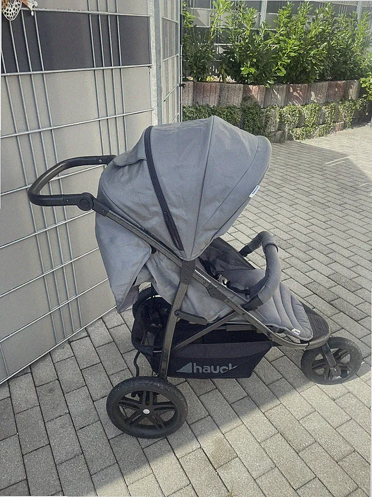 Hauck Kinder Buggy Runner 2,Große Luftreifen 3 Rad, Bis 22 kg, mit Liegefunktion