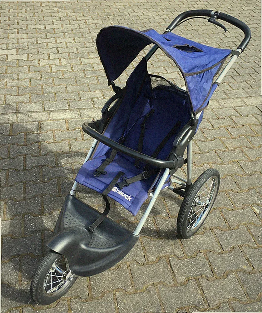 Hauck Kinderwagen Jogger Sportwagen Blau faltbar gut erhalten