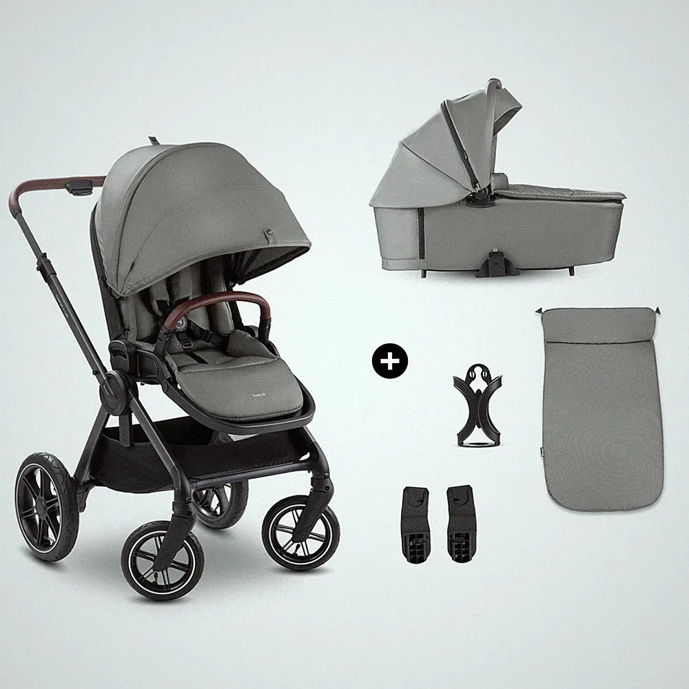 Hauck Kinderwagen Set Comfort N Care Air Set Dark Grey NEU