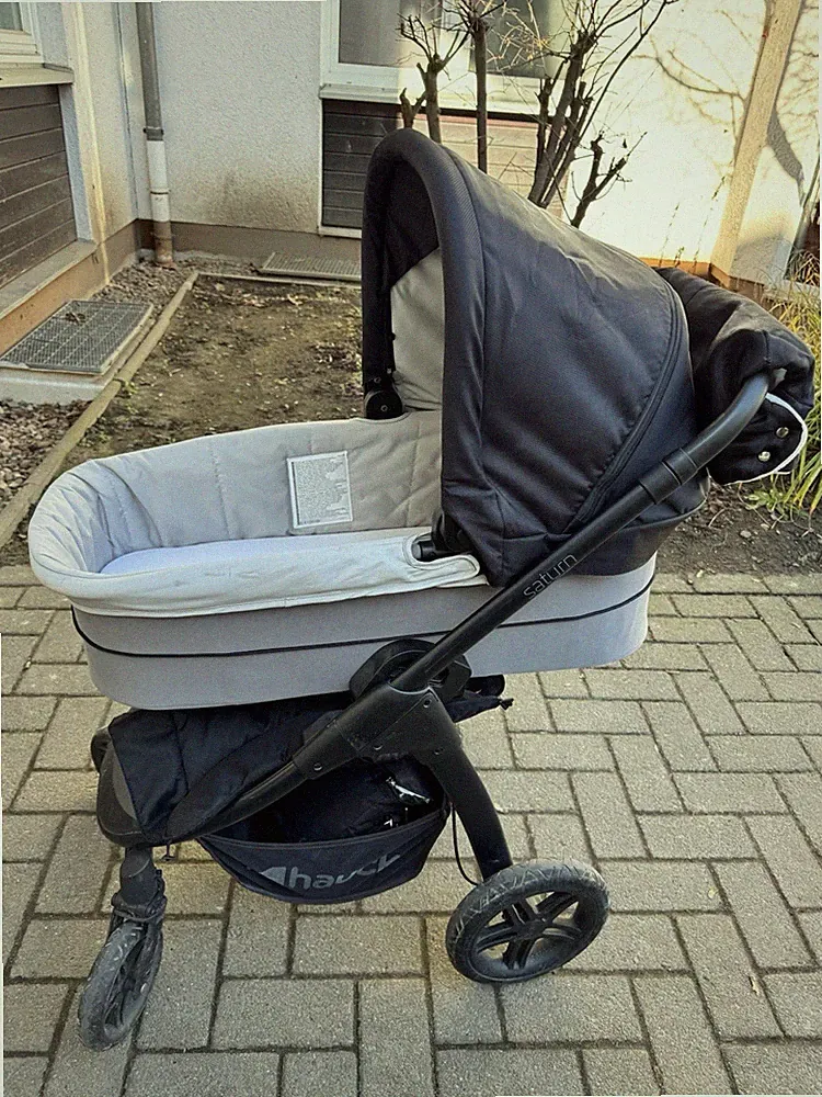 Hauck Kombi-Kinderwagen Saturn R Duoset,ink. Babywanne, Sportsitz, viel Zubehör