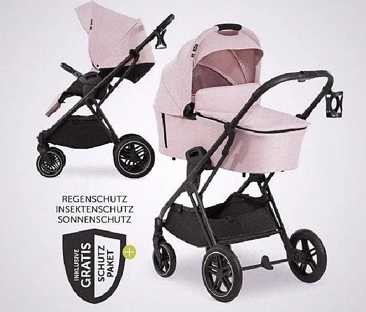Hauck Kombi-Kinderwagen Vision X Duoset Black NEU