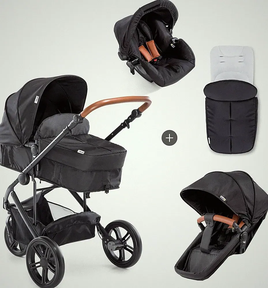 HAUCK PACIFIC 3 CAVIAR KINDERWAGEN SET 3IN1