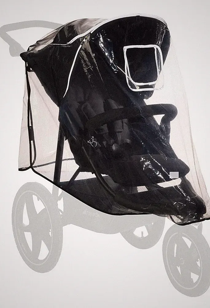 Hauck Universal Regenschutz Kinderwagen Buggy 3-Rad Regenverdeck Transparent